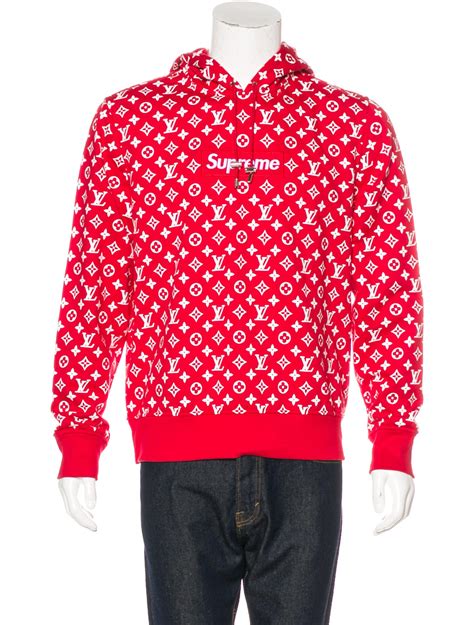 louis vuitton supreme hoodie tag|louis vuitton supreme monogram.